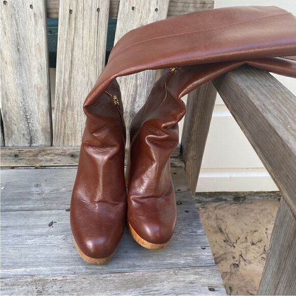 Stella McCartney Knee High Boot Heels in brown EU35.5 - Picture 6 of 13